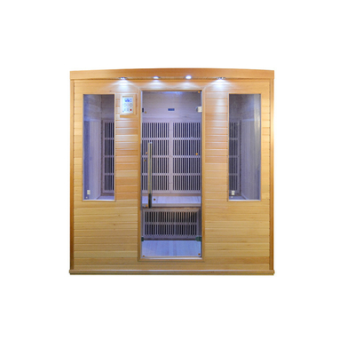 कस्टम आधुनिक 2700W 4 व्यक्ति सुदूर इन्फ्रारेड सौना इंडोर