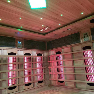 अपार्टमेंट के लिए 6 व्यक्ति इन्फ्रारेड स्टीम सौना 110V-240V खड़े हो जाओ: